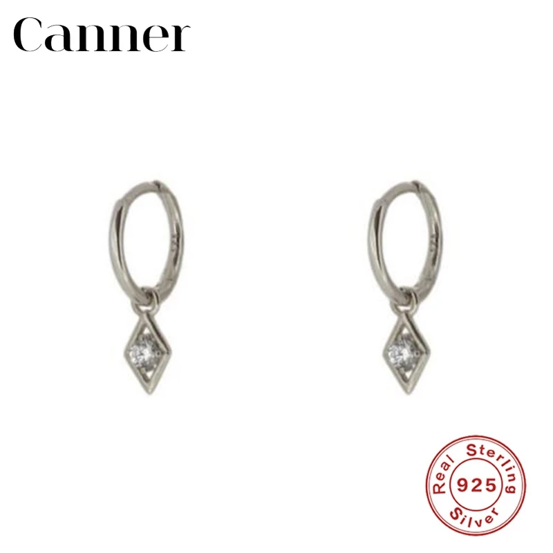 eyes silver Простые 925 пробы, серебряные, Лунные звезды, фианиты, маленькие серьги-кольца для женщин, мини золотые, серебряные, круглые серьги с молнией, ювелирные изделия - Окраска металла: eyes silver