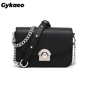 

Gykaeo Girls Elegant Shoulder Bags Handbags Women Famous Brands Street Fashion Flap Messenger Bag Ladies Shopping Crossbody Bags