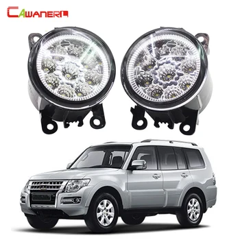 

Cawanerl 2 X Car Styling LED Fog Light DRL Daytime Running Light 12V For Mitsubishi PAJERO 4/IV V8_W V9_W 2007-2015