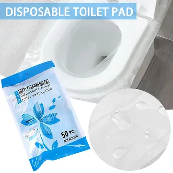 

200pcs Disposable Toilet Seat Covers Waterproof Portable Pads Toilet Seat Comfortable Soft Bathroom Toilet Seat d2