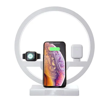 

3-color Adjustable Stepless Dimming Charger Portable Desk Lamp Charger Suitable for Home Office University Dormitory