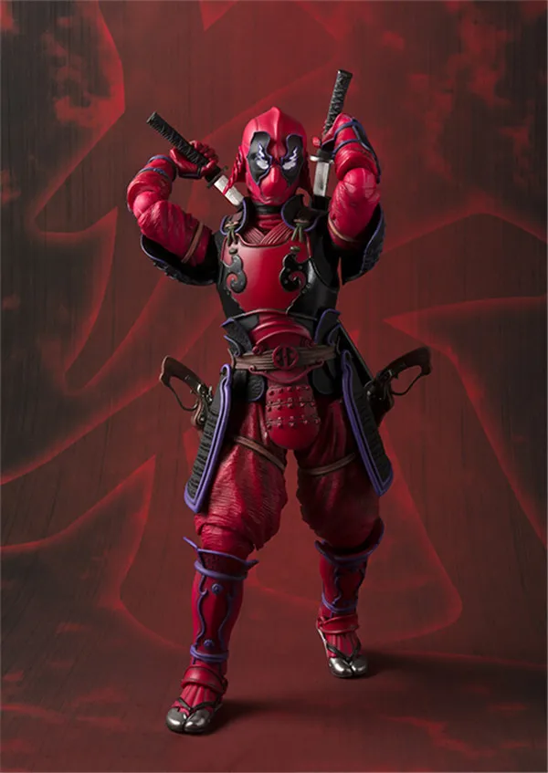 

17cm Marvel X-men Kabukimono Deadpool Star War Version Super Hero Joints Moveable Action Figure Model Toys