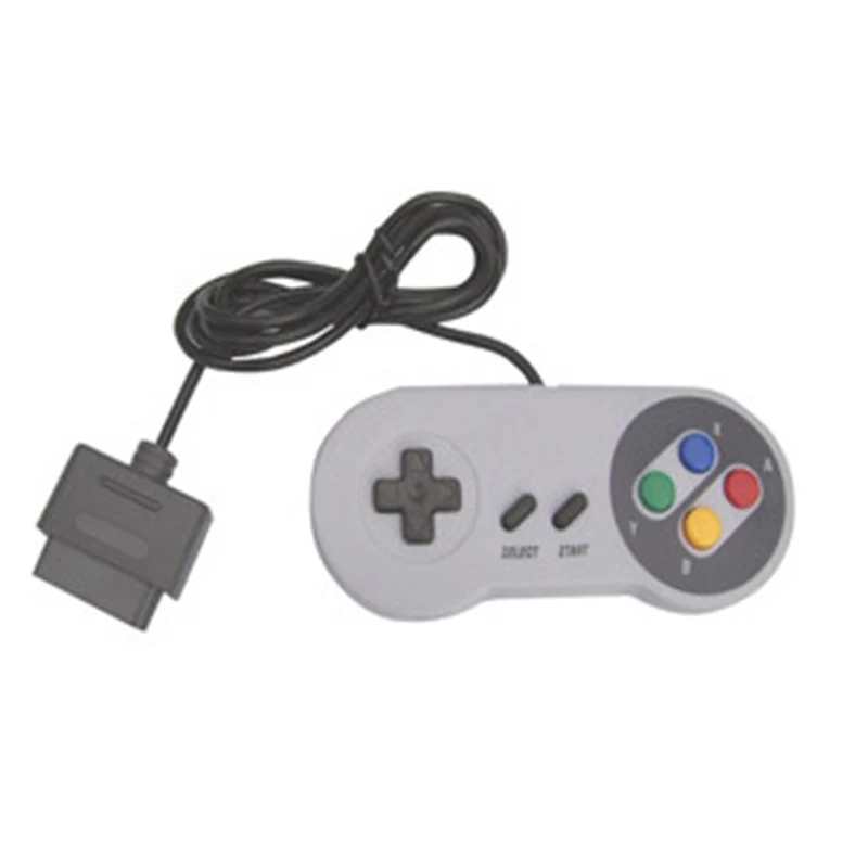 Portable Game Controller 16 Bit for Super Nintendo SNES System Console Control Pad 