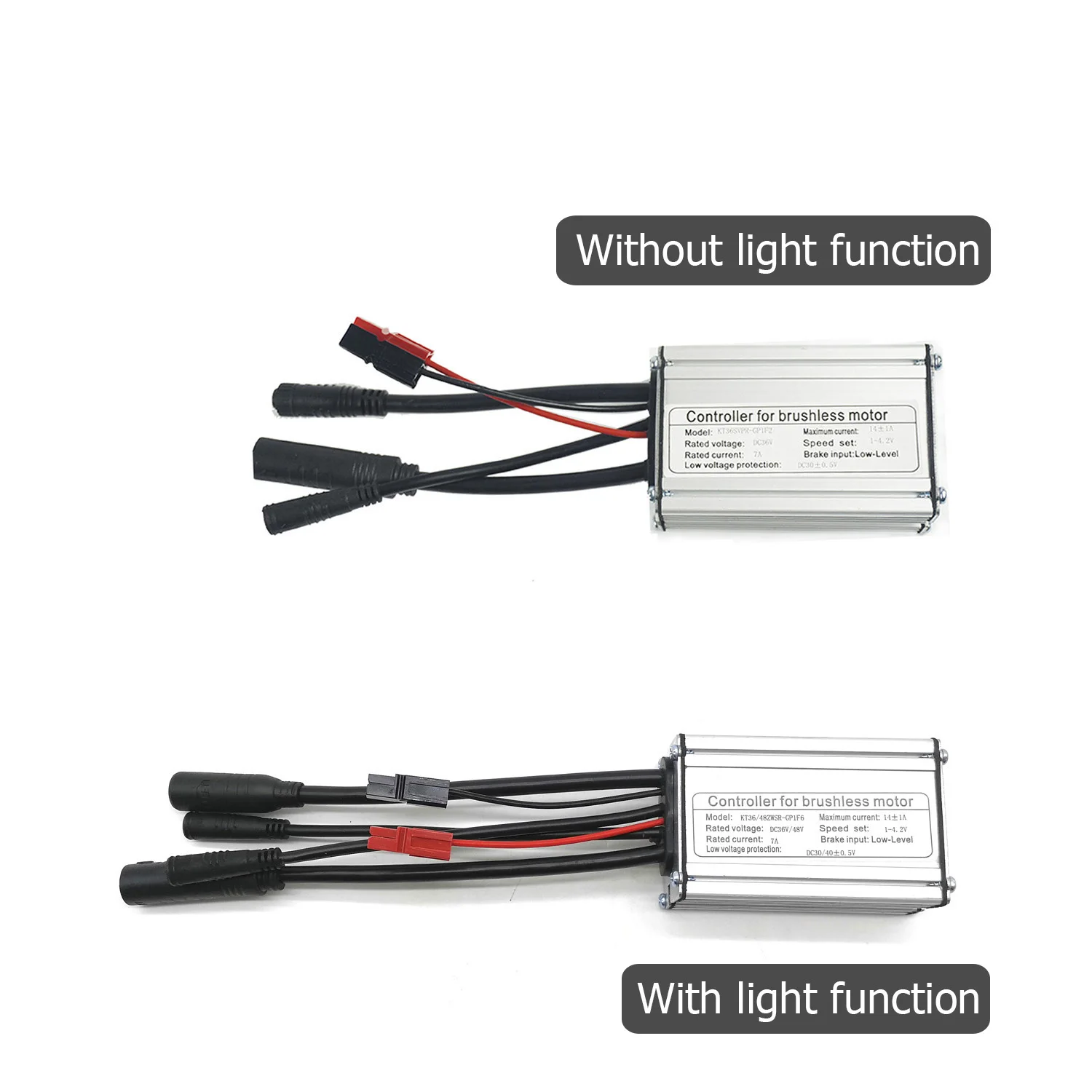 Водонепроницаемый кабель BULU контроллер KT 36V 48V 14A 6 Mosfets Sinewave для