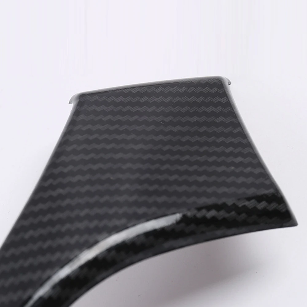 Углеродное волокно ABS автомобильный Стайлинг декоративный стикер для интерьера центр управления отделка полосы Крышка для Ford Focus MK4 аксессуары