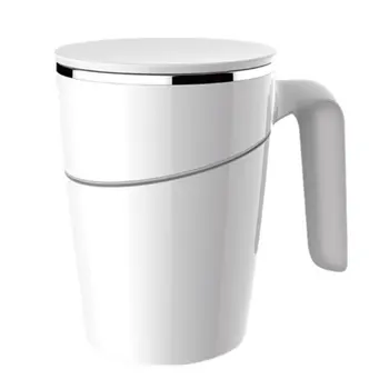 

stainless steel vacuum cup with suction cup Magic Power Mug Without Pouring Office Coffee Tea Milk Cup Non-slip