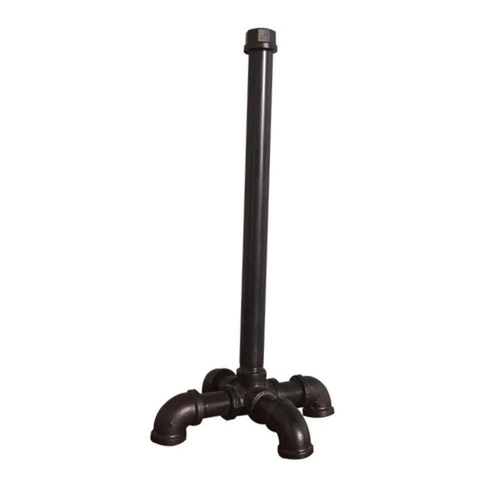 Retro Pipe Shaped Kitchen Multifunction Paper Holder Washroom Decoration Home Roll Stand Storage Durable Iron Organizer