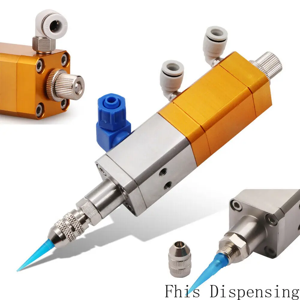 НОВЫЙ Пневматический дозатор с защитой от капель для силиконового УФ-клапана |