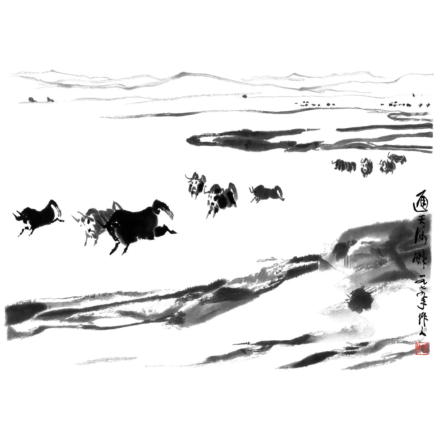 

Painting Core Customizable Traditional Chinese Painting Masters Calligraphy And Painting Wholesale Customizable Living Room Hall