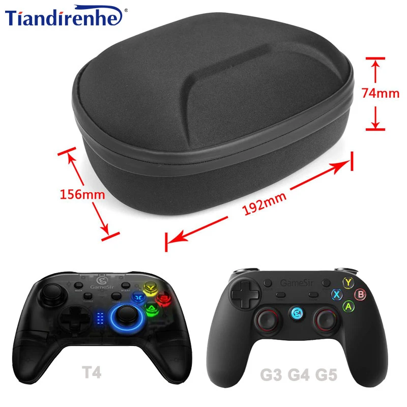 bodem ik heb honger Gespecificeerd Wireless Game Pack Controller Cover USB Cable Game Handle Protection Box  for GameSir T4 Bag G3 G4 G5 Joystick accessories cover|Bags| - AliExpress