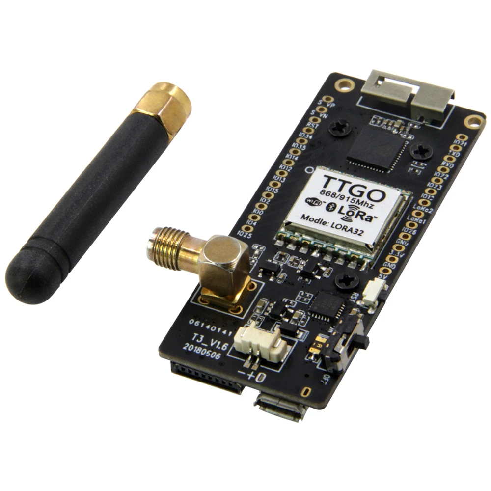 LILYGO®TTGO ESP32 Paxcounter LoRa32 V2.1 1 6 версия 433/868/915MHZ LoRa ESP 32 OLED 0 96 дюймовая SD карта Bluetooth WIFI