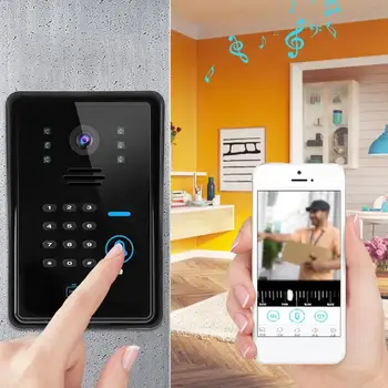 

Wireless Video Door Phone Doorbell Remote Control Intelligent Intercom Door Bell 110-240V Home Security door bell waterproof