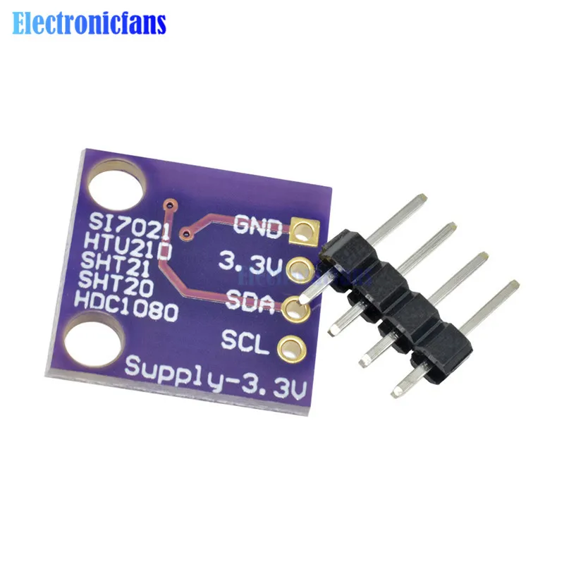 GY-213V-HTU21D датчик температуры и влажности интерфейс I2C Замена SHT21 SI7021 HDC1080 с высокоточным модулем датчик влажности