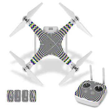 

Gorgeous Pattern Style Vinyl Skin Sticker for DJI Phantom 3 Drone And Remote Controller 0215