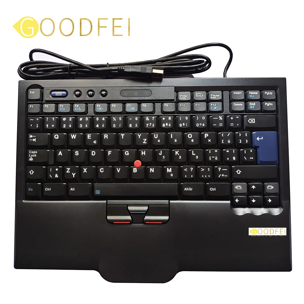 Подлинная для Lenovo ThinkPad 8845 SK8845 SK-8845CR UltraNav USB клавиатура ввода Trackpoint Большой Введите