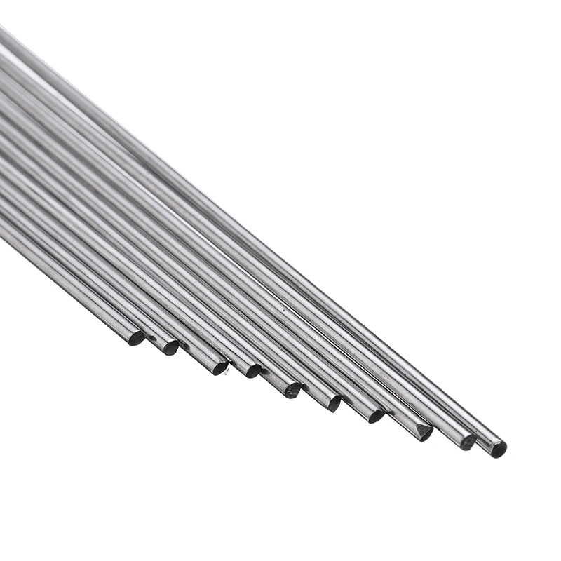 10Pcs 330mm Long 1.2/1.6/2.4mm Stainless Steel TIG Welding Rods Filler For Solder Welding Accessories