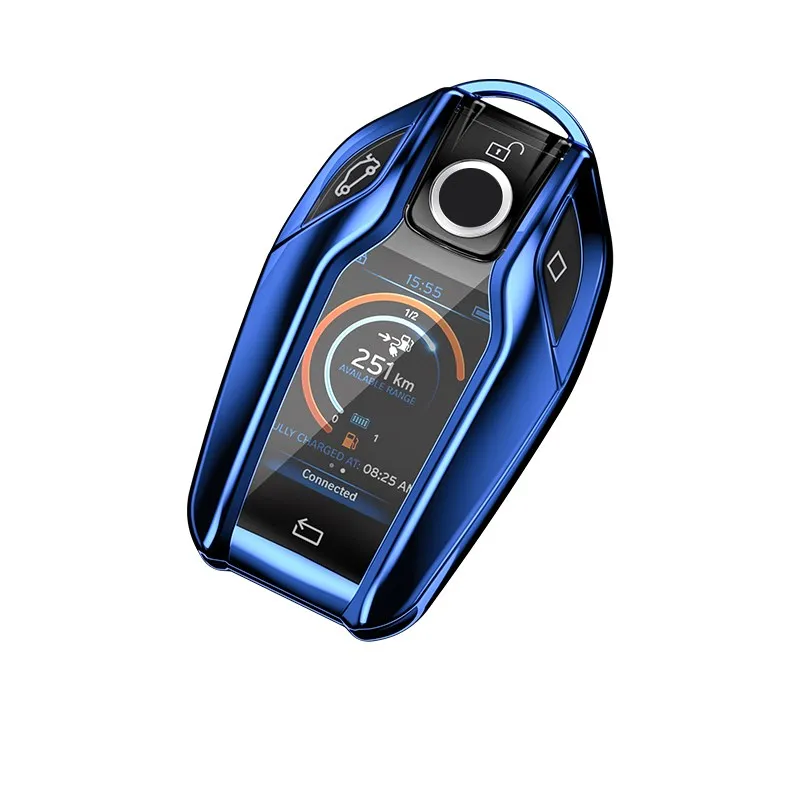 Для BMW ключ чехол крышка светодиодный Дисплей для 5 7 серии G11 G12 G30 G31 G32 i8 I12 I15 G01 X3 G02