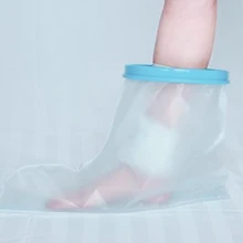 1 шт. послеоперационный водонепроницаемый чехол для ухода за ногами, защита от растяжения, защита от повреждений, защита от трещин, гипсовая Защитная крышка для ванны