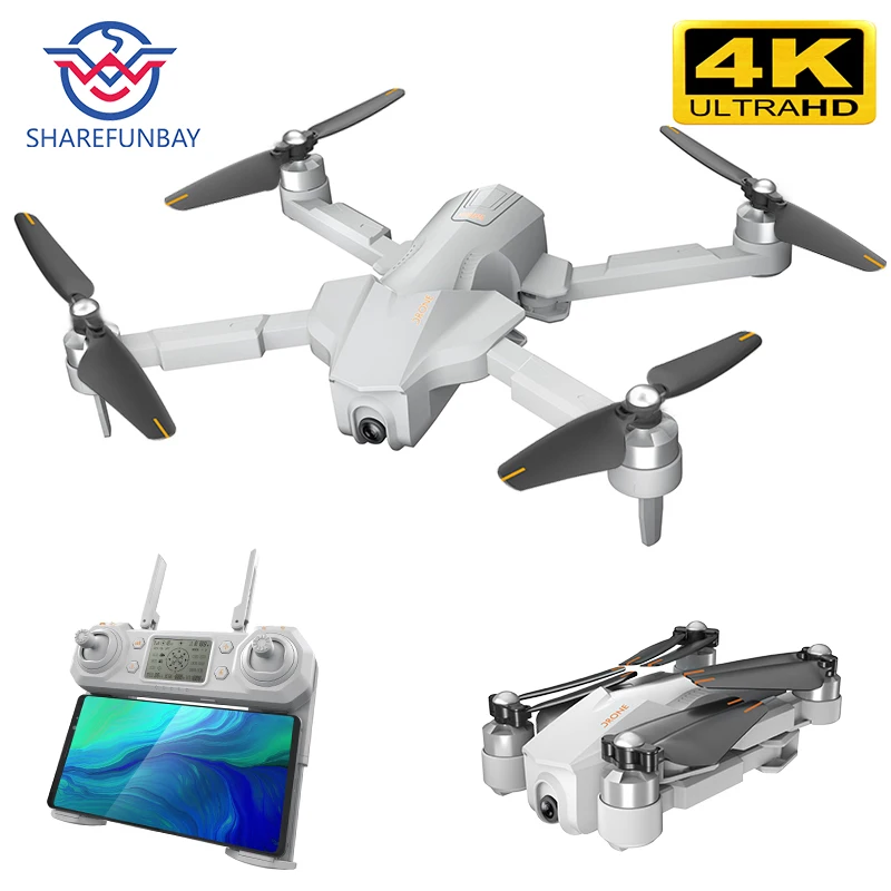 

2020 NWE drone 4k HD triple lens 5g wifi GPS drone FPV brushless motor system supports TF card RC distance 1000KM RC Quadcopter