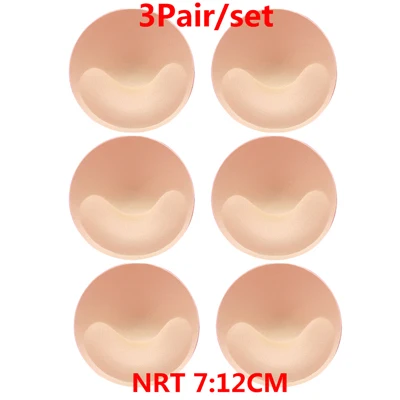 3pair Color 5 3 пар/компл. купальник бюстгальтер толстая подкладка под бюстгальтер колодки сексуальные пуш-ап для груди, стойкая краска для усиления цвета съемный бюстгальтера грудь чашки, близко расположены чашечки - Цвет: 3pair Color 5