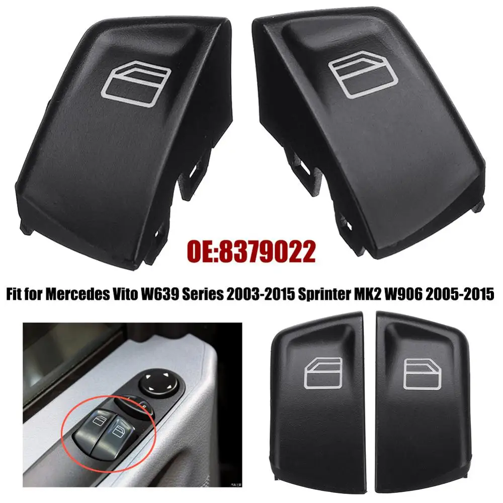 

2 * Plastic Window Console Control Power Switch Push Buttons L + R Mercedes Vito W639 Series 2003-2015 Sprinter MK2 W906 2005
