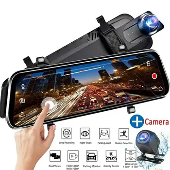 

V21 Streaming Car Rearview Mirror High Definiton 1080P Dash Cam Car Mirror Dvr Recorder Rear View Camera