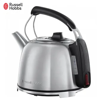 

Electric Kettles Russell Hobbs 25860-70 Home Appliances Kitchen Appliance K65 Steel Steel Light grey Electric Kettle Flat Bottom Heating Scale Window