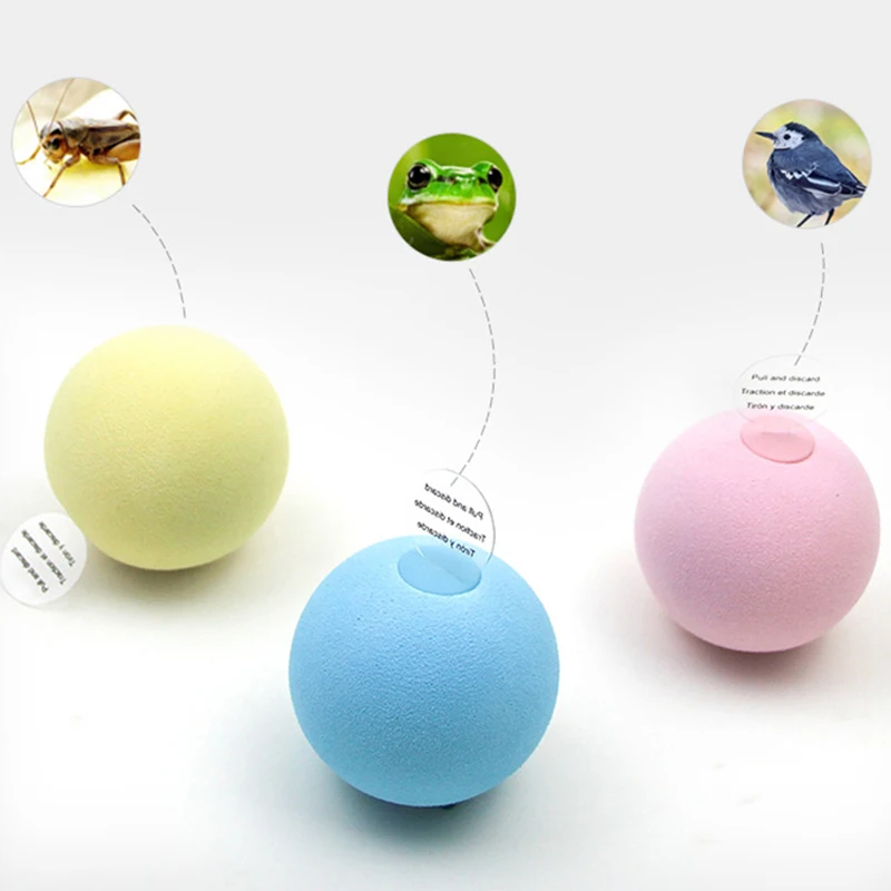 3 Colors Cat Toys New Gravity Ball Smart Touch Sounding Toys Interactive Pet Toys Squeak Toys Ball Pet Training Toy Supplies