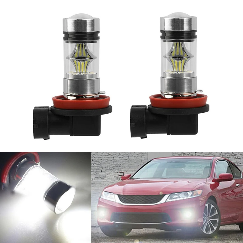 2x H11 H8 светодиодный автомобильный светильник s лампы 3030 20SMD DRL Противотуманные фар