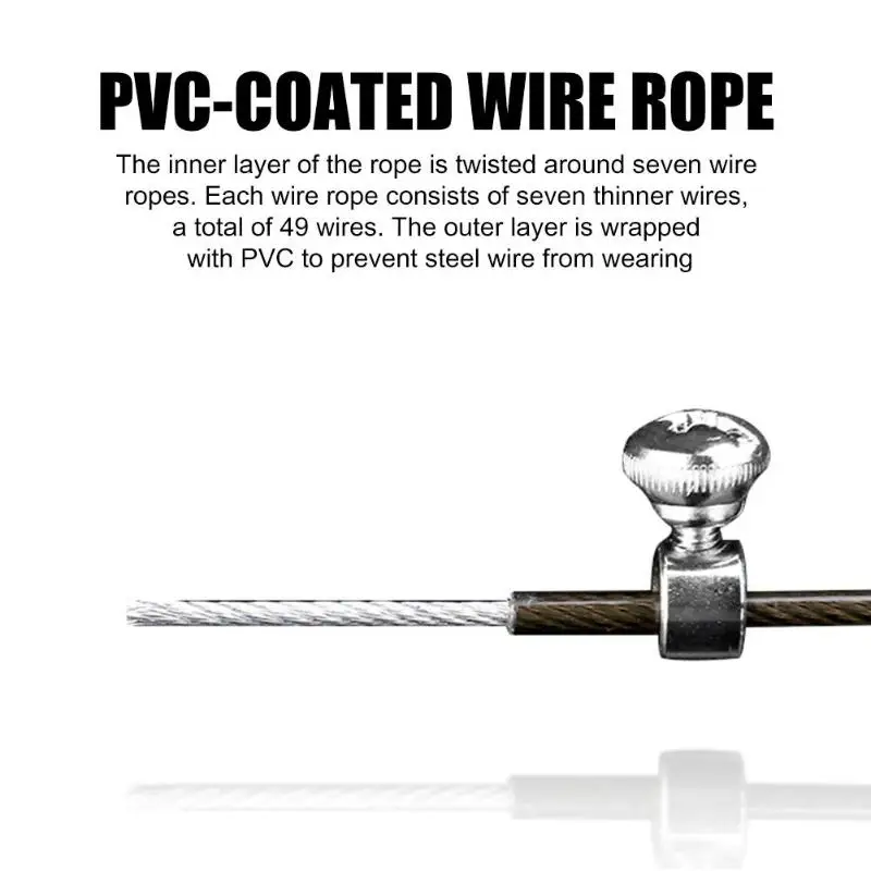 Высокоскоростная Скакалка из стали для аэробики 3 м алюминиевая ручка стальная