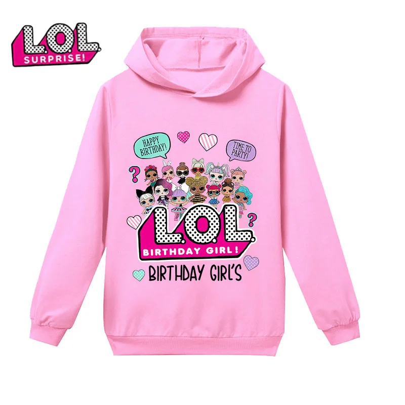 120-170cm LOL Surprise Sweater Children's Clothes Multiple Colors Birthday Sweater Gifts For Girls photo