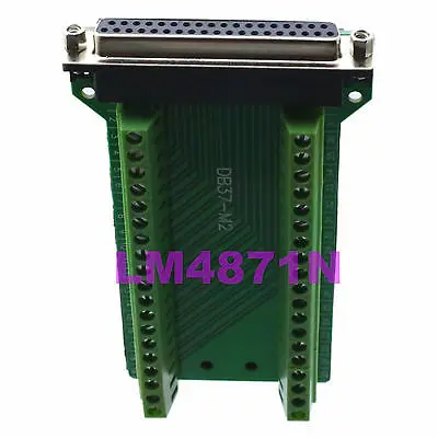  DHL/EMS 5 VIELE DB37 D-SUB jack 37pin port Terminal Breakout PCB Board header 2 reihe solder-freies