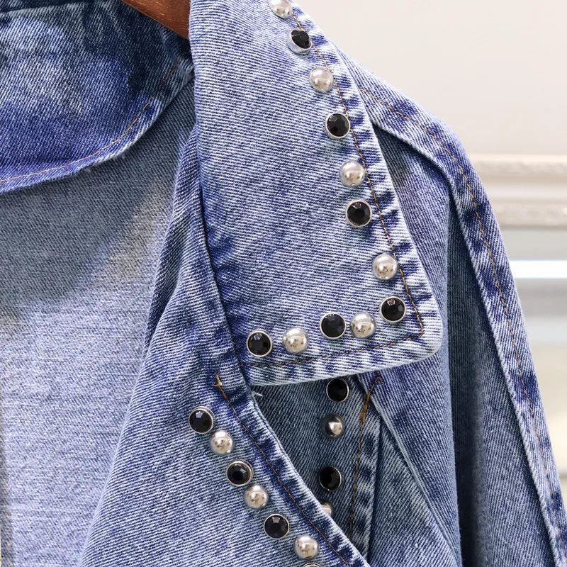 Новая женская джинсовая куртка зима осень Свободная Повседневная ...