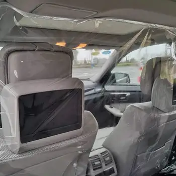 

Transparent Car Taxi Anti-Droplets Isolation Partition Curtain Protective Film PVC car accessories Protective Accessory