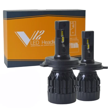 

2Pcs Car Led Headlight Bulb 12000Lm Car Fog Light Bulb H4/Hb2/9003