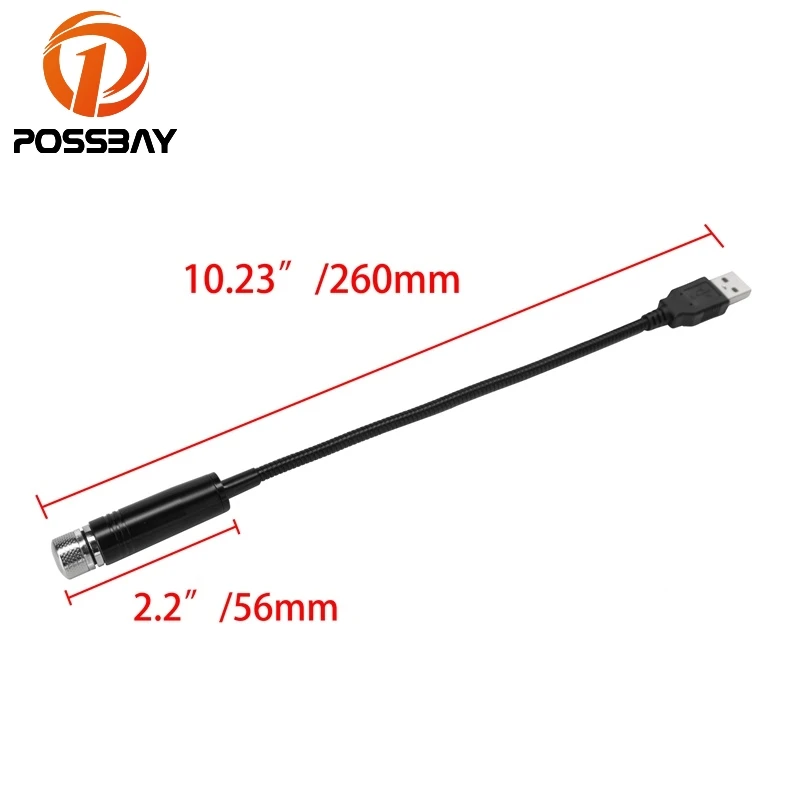 Posbay интерьерный светодиодный светильник атмосферная звезда светильник USB проектор звездный светильник на крышу автомобиля ночной Светильник Стайлинг автомобиля