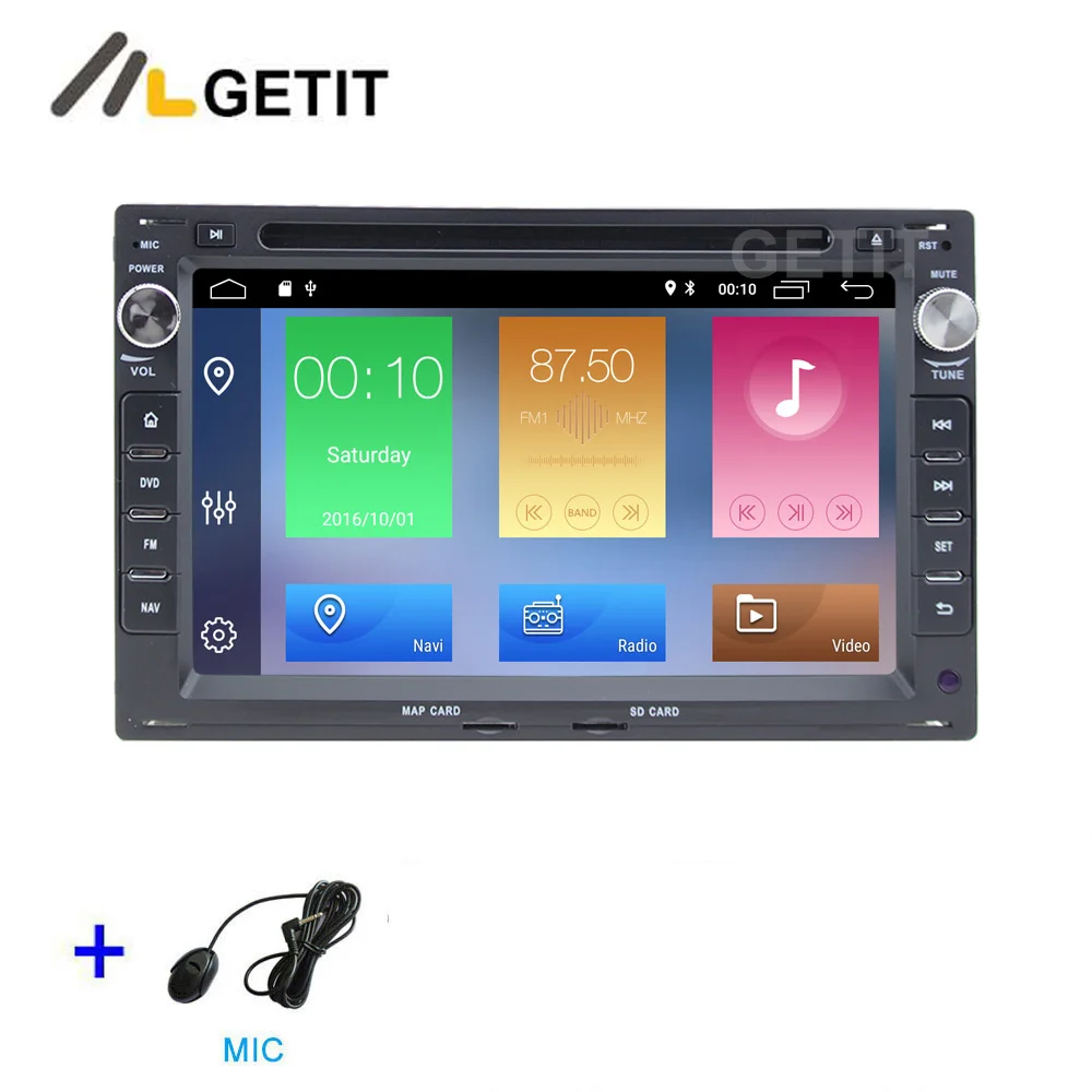DSP Android 9 автомобильный dvd-плеер для VW/Volkswagen/GOLF/POLO/TRANSPORTER/Passat b5 Авто Мультимедиа Радио Видео плеер gps - Цвет: DSP 2G-RAM 16G-ROM