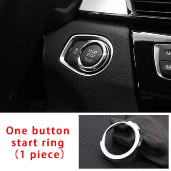 

For BMW new X2 F39 One button start ring chrome molding trim 1pc