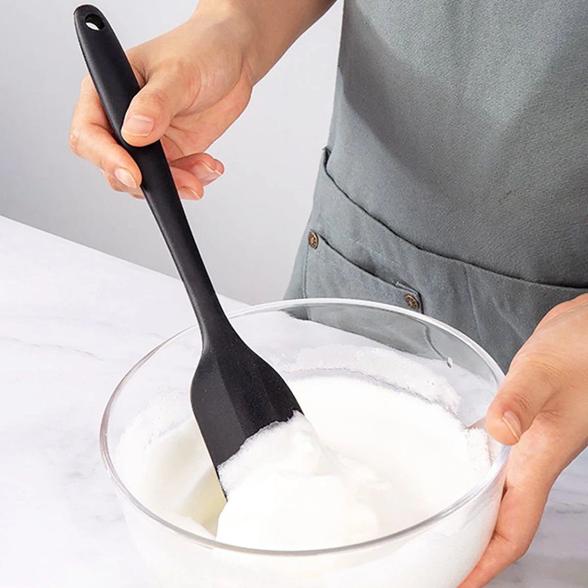 Black Cooking Kitchenware Tool Silicone Utensils Set Non-Stick Cookware Spatula Ladle Egg Beaters Shovel Kitchen Accessories