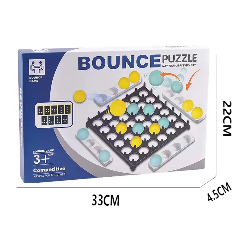 NEW Bounce Off Game Jumping Ball Board Games for Kids Table Game Family and Party Desktop Bouncing Toy Bounce Gift 6