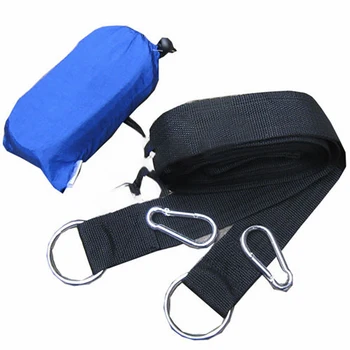

300*5cm 2pcs Hammock Strap Rope with Metal Buckle Hook Hammock Hanging Belt