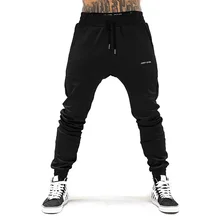 Осенняя мужская для спортзала фитнес брюки Бодибилдинг Бег упражнения для брюк Спорт бег хлопок дышащий бегунов пот брюки