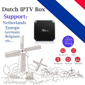 

Netherlands IPTV Smart TV Box X96mini Dutch Europe Sweden Belgium Germany iptv support M3U IPTV Smarters tv Box