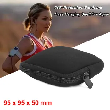

Full Cover Shock Absorb Wear Resistant Travel Dustproof Storage Shell Earphone Case 360 Degree Protection Soft Bag For Apple