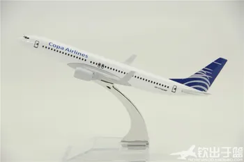 

16cm Alloy Copa Airplane Model Boeing 737-800 Panama Airlines Aviation Aircraft Model Toys Diecast 1:400 Scale Gift Decoration