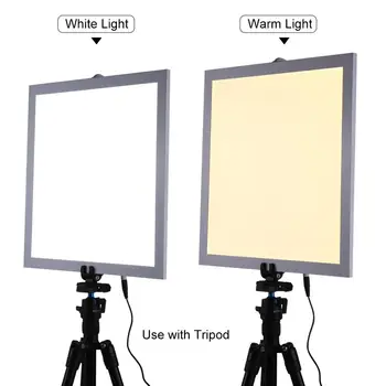 

PSE Certified 1200LM LED Photography Shadowless Light Lamp Panel Pad with Switch Acrylic for Business Product Shooting