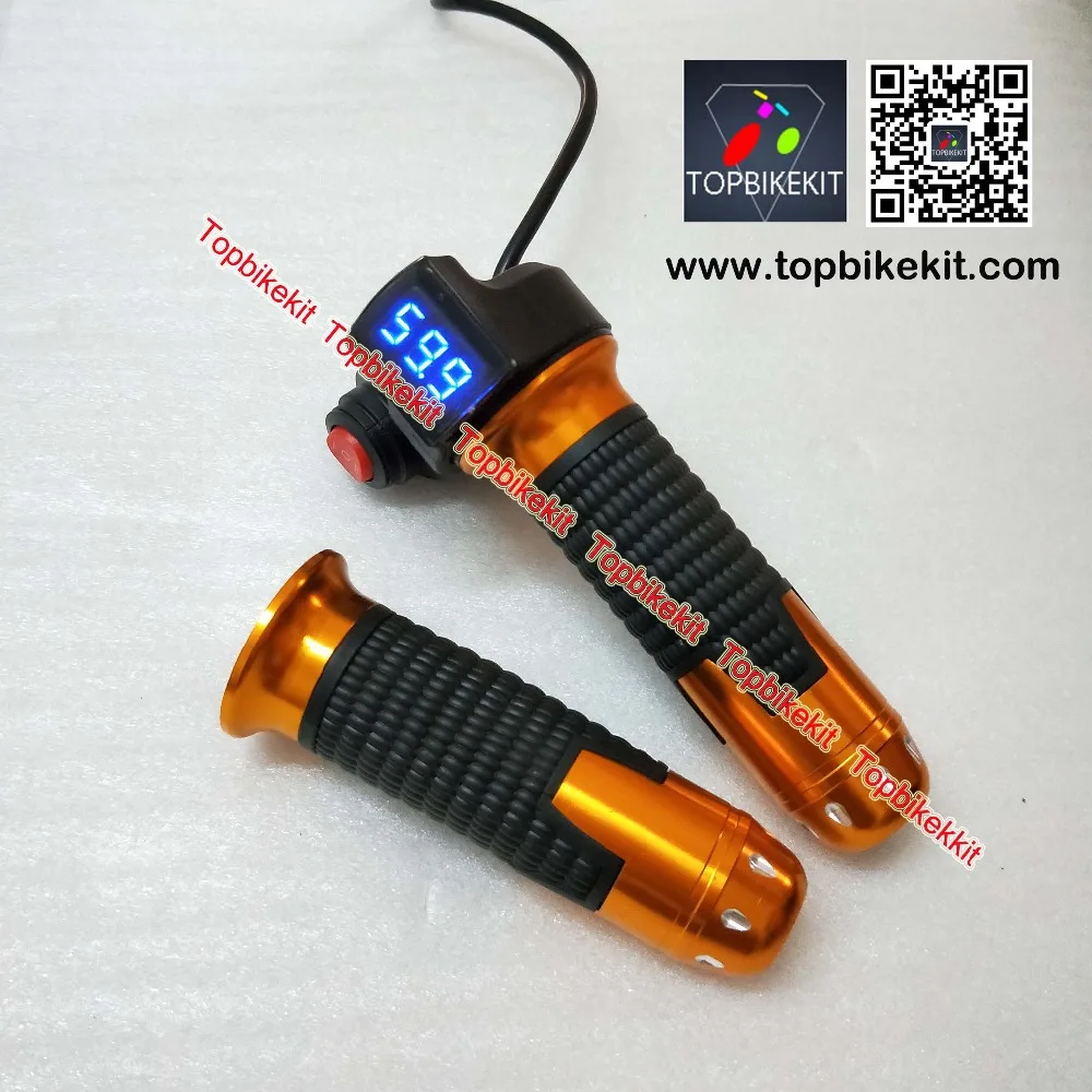 24V36V48V60V72Twist GripsThrottle Handlebars LED Display with 3Speed Switch  (8)