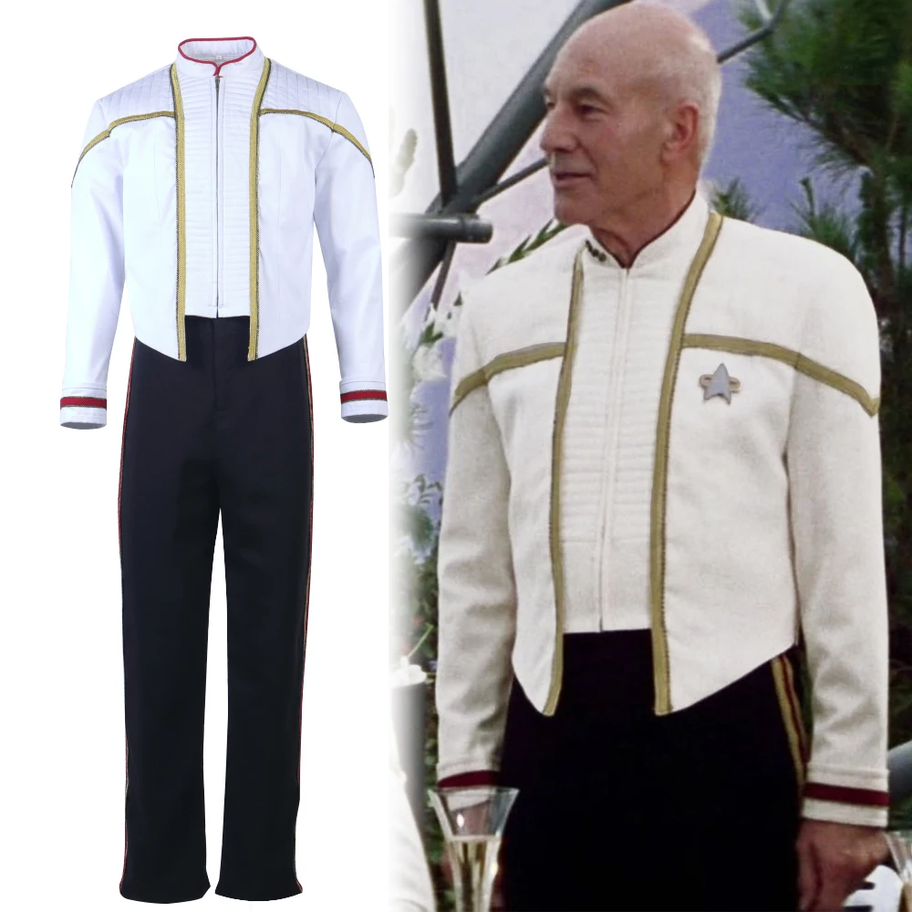 Звезда ПНП космоса девять Trek Nemesis капитан Пикар звездного торжественное платье
