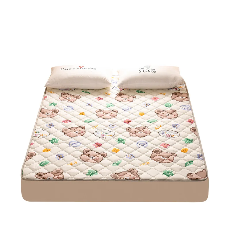High Quality Bed Mattress Foldable Sleeping Mattress Non-slip 1.5cm Thick Tatami Single/Double Soft Cushion For Student Bed Mat