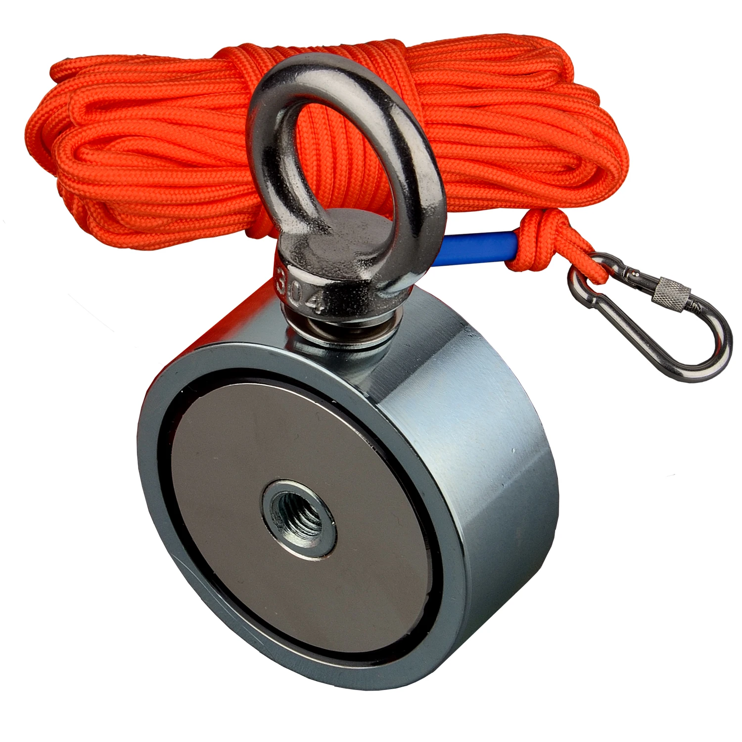 200KG 300KG Double side Neodymium Magnet Fishing Rope Salvage Searching Detecting Recovery Metal Treasure Finder